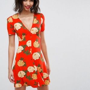 Host pick✨ASOS Mini Tea Dress with Floral Print